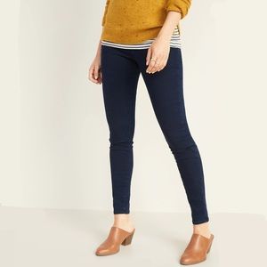 Old Navy Super Skinny Stretchy Blue Jean Jeggings Leggings: Size 16